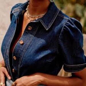 Sezane Kendall Button-Up Top